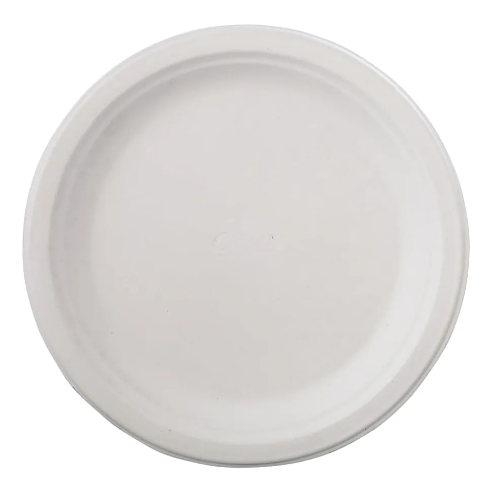 Chinet® Classic Paper Plates, 9 3/4", White, 125 Plates Per Pack, Carton Of 4 Packs