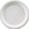 Chinet Heavy-Duty Paper Plates, 8-3/4", 100% Recycled, Pack Of 125 Plates