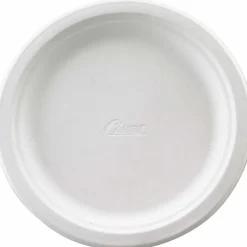 Chinet Heavy-Duty Paper Plates, 8-3/4", 100% Recycled, Pack Of 125 Plates
