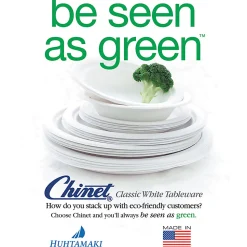 Chinet® 100% Recycled Heavy-Duty Paper Plates, 6 3/4", Pack Of 125