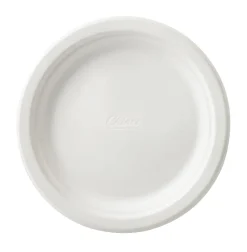 Chinet Round Paper Dinnerware, 6" Diameter, 100% Recycled, White, Carton Of 1,000