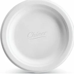 Chinet Round Paper Dinnerware, 6" Diameter, 100% Recycled, White, Carton Of 1,000