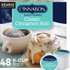 Cinnabon Classic Cinnamon Roll Keurig Single-Serve K-Cup Pods, Light Roast Coffee, Pack Of 48 Pods