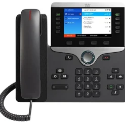 Cisco 8861 IP Phone - Corded/Cordless - Corded - Bluetooth - Wall Mountable, Desktop - Black - 5x Total Line - CP8861K9