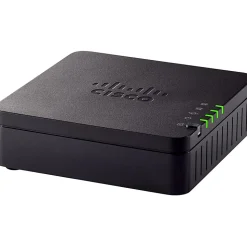 Cisco 2-Port Analog Telephone Adapter For Multiplatform - 1 x RJ-45 - 2 x FXS - Fast Ethernet - Wall Mountable, Desktop