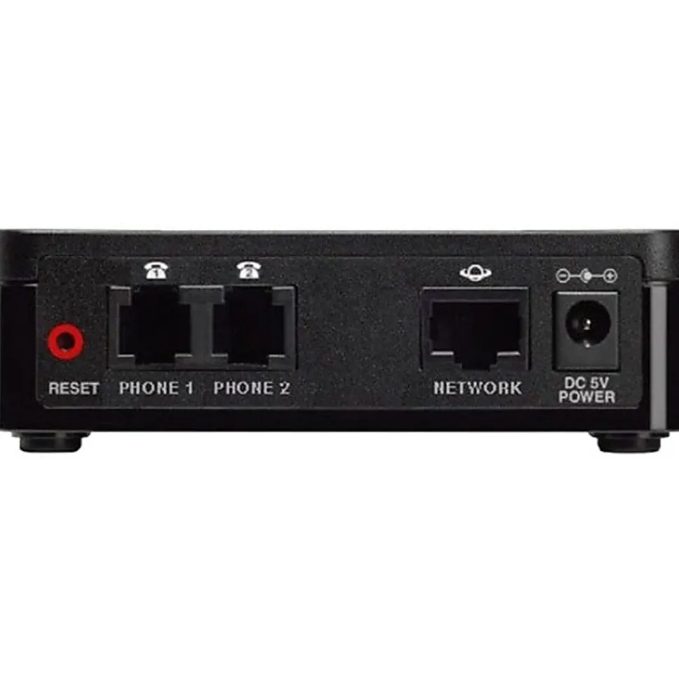 Cisco 2-Port Analog Telephone Adapter with Router For Multiplatform - 2 x RJ-45 - 2 x FXS - Fast Ethernet - Wall Mountable