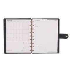 2026 Citrine Monthly/Weekly Classic Disc Bound Planner, 7