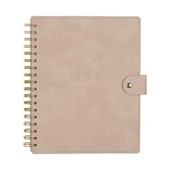 2026 Citrine Monthly/Weekly Classic Customizable Twin Loop Planner, 7" x 9-1/4", Mocha, January To December, PZ0026C017