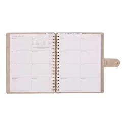 2026 Citrine Monthly/Weekly Classic Customizable Twin Loop Planner, 7