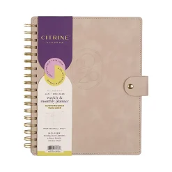 2026 Citrine Monthly/Weekly Classic Customizable Twin Loop Planner, 7