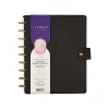 Citrine Monthly/Weekly Classic Disc-Bound Academic Planner, 7" x 9-1/4", Midnight Floral, July 2026 to June 2027, Total Quantity 1