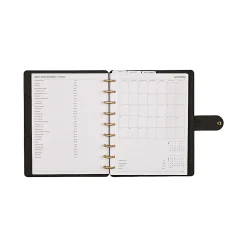 Citrine Monthly/Weekly Classic Disc-Bound Academic Planner, 7