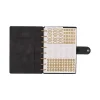 2026 Citrine Monthly/Weekly Small Disc Bound Planner, 5-3/4” x 8”, Midnight Bow, January To December, PD0124S009