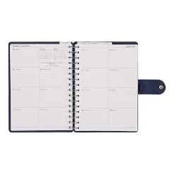 2026 Citrine Monthly/Weekly Small Customizable Twin Loop Planner, 5-3/4