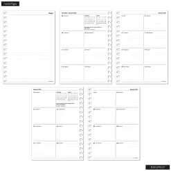 2026 Citrine Monthly/Weekly Small Customizable Twin Loop Planner, 5-3/4