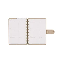 Citrine Monthly/Weekly Twin Loop Planner, 5-3/4" x 8", Serene Strata, July 2026 to June 2027, Total Quantity 1