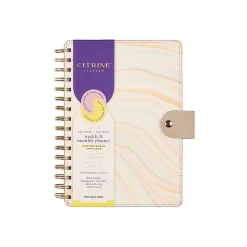 Citrine Monthly/Weekly Twin Loop Planner, 5-3/4