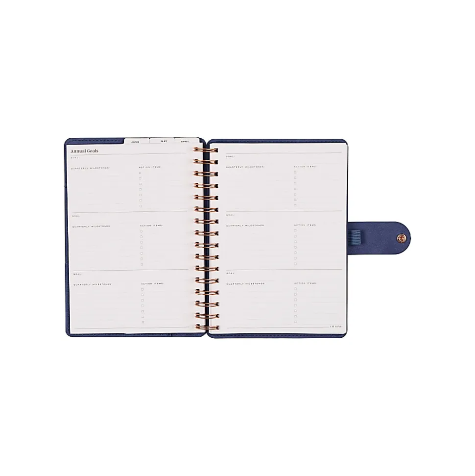 Citrine Monthly/Weekly Twin Loop Planner, 5-3/4" x 8", Twilight, July 2026-June 2027, Total Qty 1