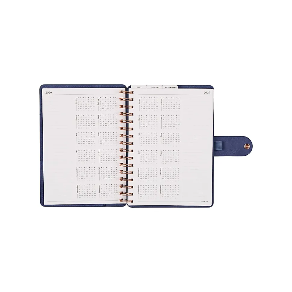 Citrine Monthly/Weekly Twin Loop Planner, 5-3/4" x 8", Twilight, July 2026-June 2027, Total Qty 1