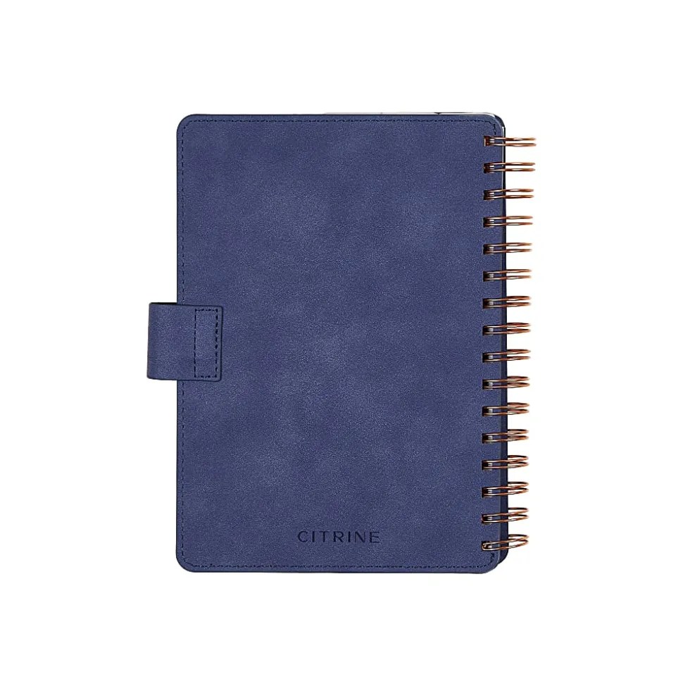 Citrine Monthly/Weekly Twin Loop Planner, 5-3/4" x 8", Twilight, July 2026-June 2027, Total Qty 1