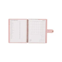Citrine 12-Month Monthly/Weekly Classic Customizable Twin Loop Planner, 7