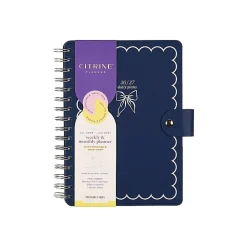 Citrine 12-Month Monthly/Weekly Twin Loop Planner, 5-13/16