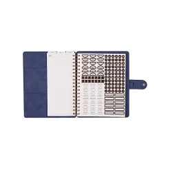 Citrine 12-Month Monthly/Weekly Classic Customizable Twin Loop Planner, 7" x 9-1/4", Twilight Leaves, July 2026-June 2027, Total Qty 1