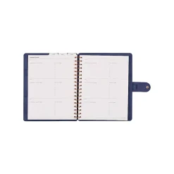 Citrine 12-Month Monthly/Weekly Classic Customizable Twin Loop Planner, 7" x 9-1/4", Twilight Leaves, July 2026-June 2027, Total Qty 1