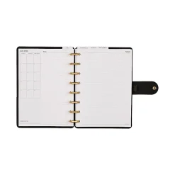 Citrine 12-Month Monthly/Weekly Discbound Planner, 5-13/16" x 8", Bold Year, July 2026-June 2027, Total Qty 1