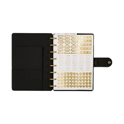 Citrine 12-Month Monthly/Weekly Discbound Planner, 5-13/16" x 8", Bold Year, July 2026-June 2027, Total Qty 1