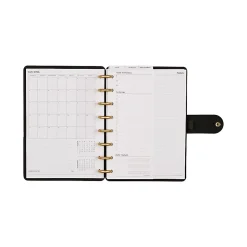 Citrine 12-Month Monthly/Weekly Discbound Planner, 5-13/16
