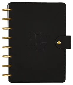 Citrine 12-Month Monthly/Weekly Discbound Planner, 5-13/16