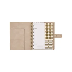 Citrine 12-Month Monthly/Weekly Classic Customizable Twin Loop Planner, 7