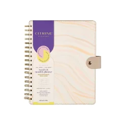 Citrine 12-Month Monthly/Weekly Classic Customizable Twin Loop Planner, 7