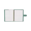 Citrine 12-Month Monthly/Weekly Classic Customizable Twin Loop Planner, 7" x 9-1/4", Sage Waves, July 2026-June 2027, Total Qty 1