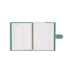Citrine 12-Month Monthly/Weekly Classic Customizable Twin Loop Planner, 7