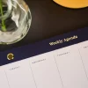 Citrine Undated Desktop Calendar, 10” x 7”, Navy, CD003610003