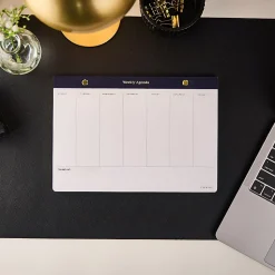 Citrine Undated Desktop Calendar, 10” x 7”, Navy, CD003610003