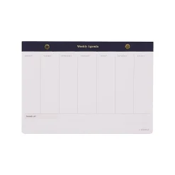Citrine Undated Desktop Calendar, 10” x 7”, Navy, CD003610003
