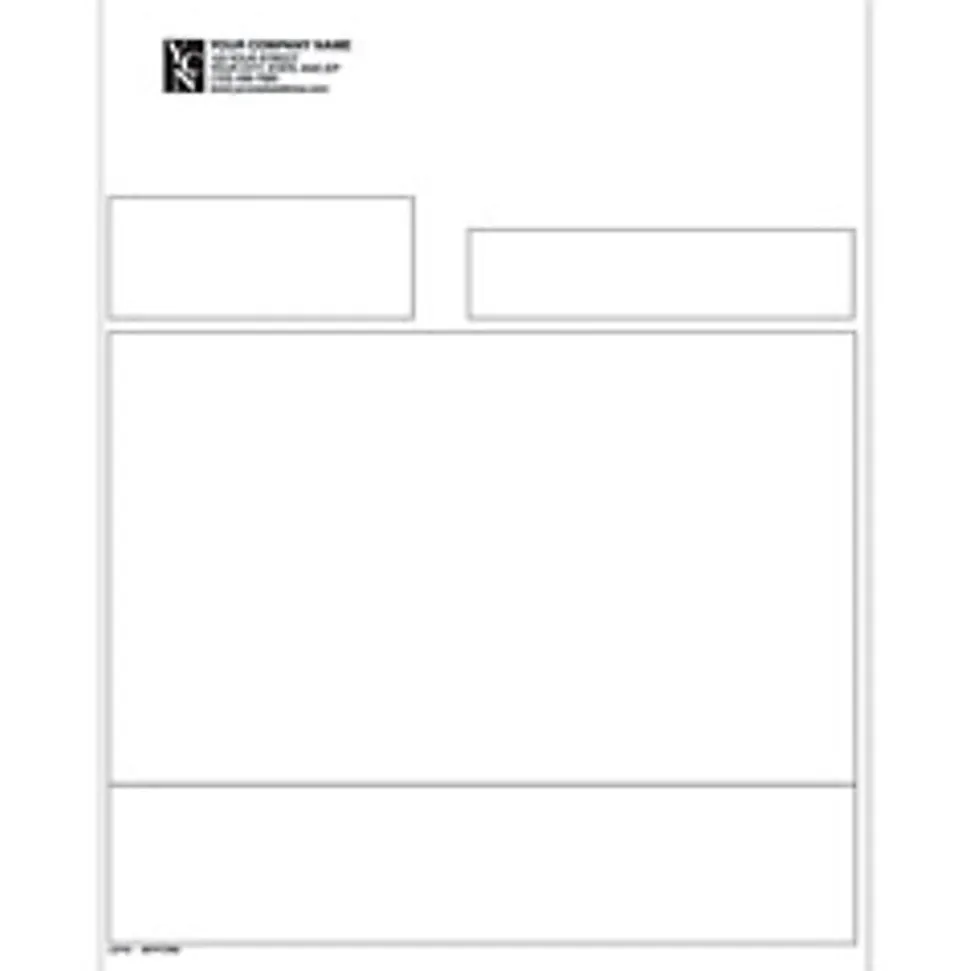 Clarke Custom Laser General Purpose Form For Sage Peachtree®, 8 1/2" x 11", 1 Part, Box Of 250