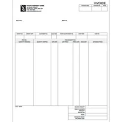 Clarke Custom Laser Invoice For RealWorld®, 8 1/2" x 11", 1 Part, Box Of 250