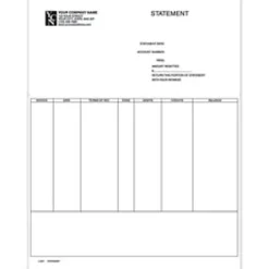 Clarke Custom LF-CS41 Laser Statement For Sage Peachtree®, 8 1/2" x 11", 1 Part, Box Of 250