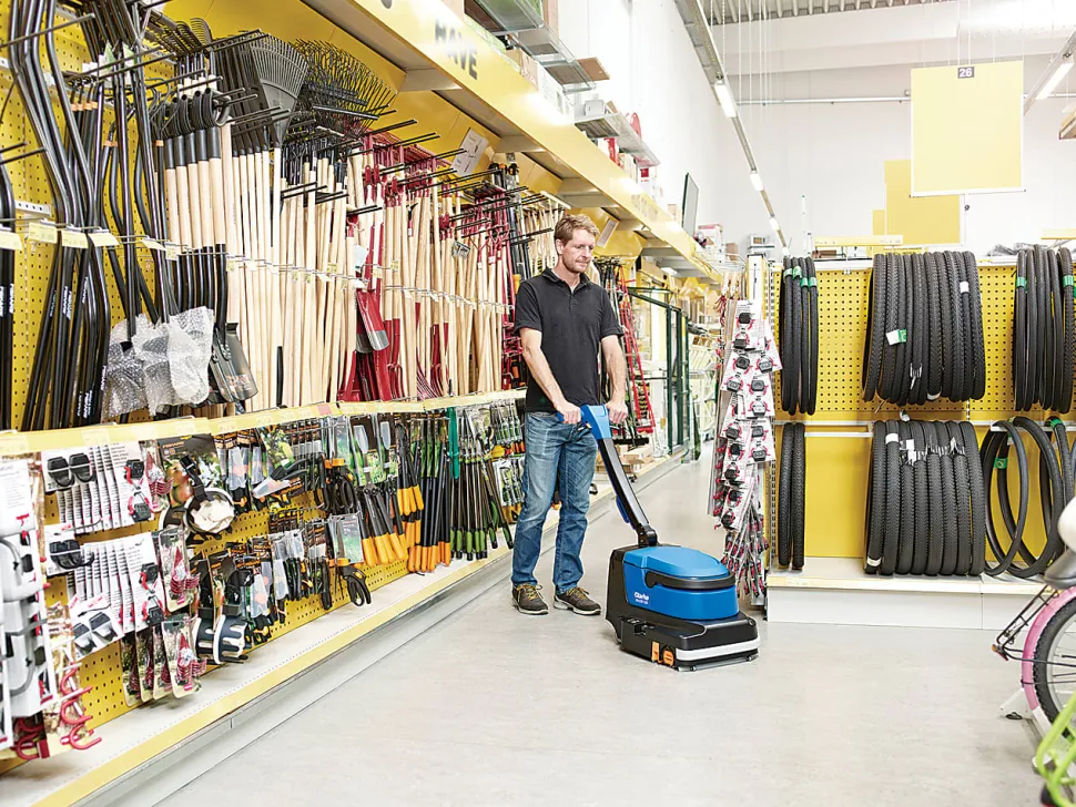 Clarke® MA30™ 13B Micro Scrubber, 1.5 HP, 14", Blue