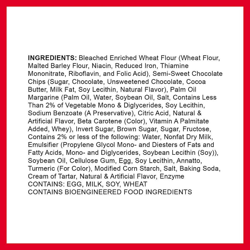 Classic Cookie Chocolate Chip Cookies Bulk, 0.75 Oz, Total Qty 200