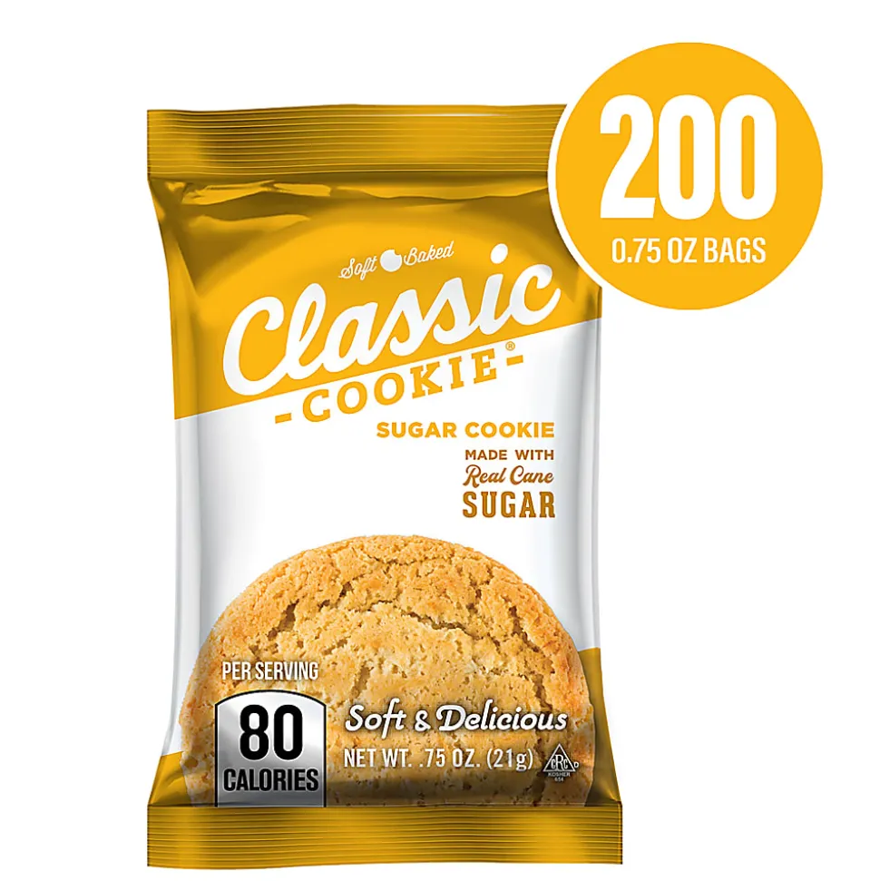 Classic Cookie Sugar Cookies Bulk, 0.75 Oz, Total Qty 200