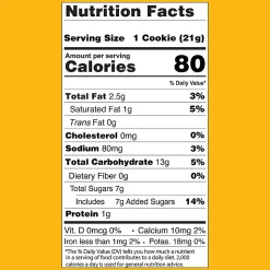 Classic Cookie Sugar Cookies Bulk, 0.75 Oz, Total Qty 200