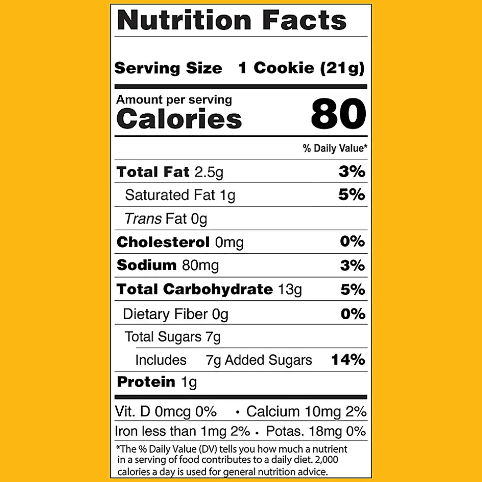 Classic Cookie Sugar Cookies Bulk, 0.75 Oz, Total Qty 200