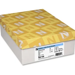 Classic Crest #10 Commercial Envelopes, Flap Closure, Baronial Ivory, Box Of 500