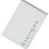 Classified C "B" Planning Pad, 8 1/4" x 11 3/4", 140 Pages (70 Sheets), Frosty Clear