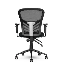 Click365 Flow Ergonomic Mesh Mid-Back Office Task Chair, Black